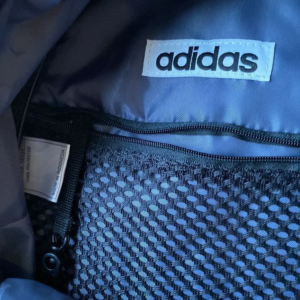 Adidas Women’s Small Backpack Nylon Woven Zipper Pockets Mesh Adjustable Strap - Picture 8 of 8